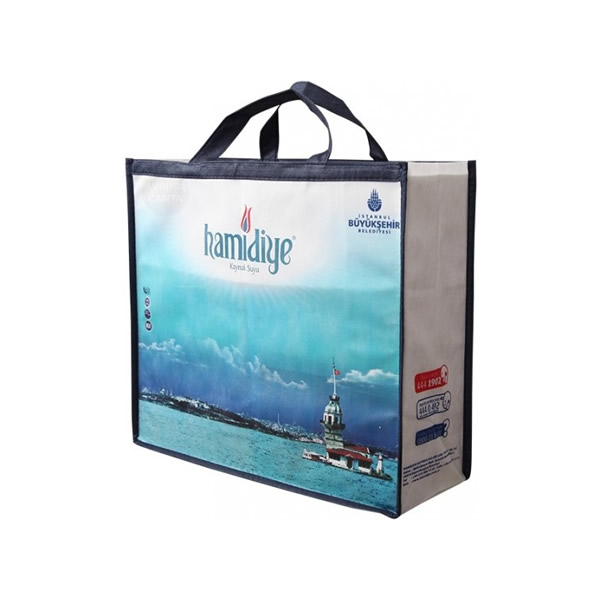 Körüklü Yatay Bez Çanta